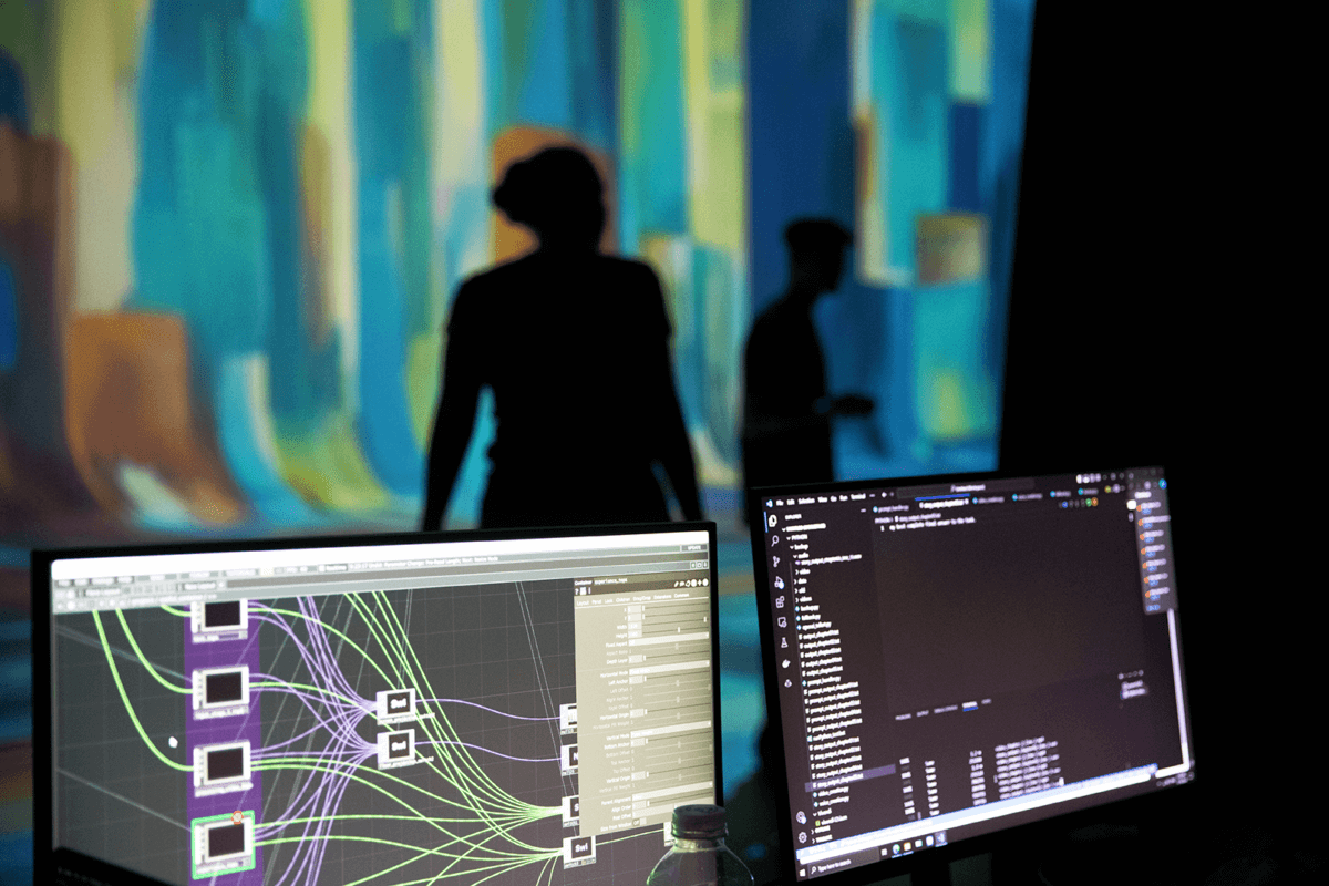 SAM AI Experience at Nxt Museum for Vivendi emerging technology with generative AI