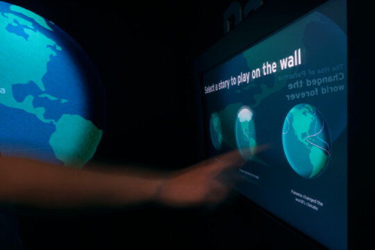 Celebrating biodiversity for Biomuseo Panama Oceans Divided deep dive into immersive soundscape with interactive monitor