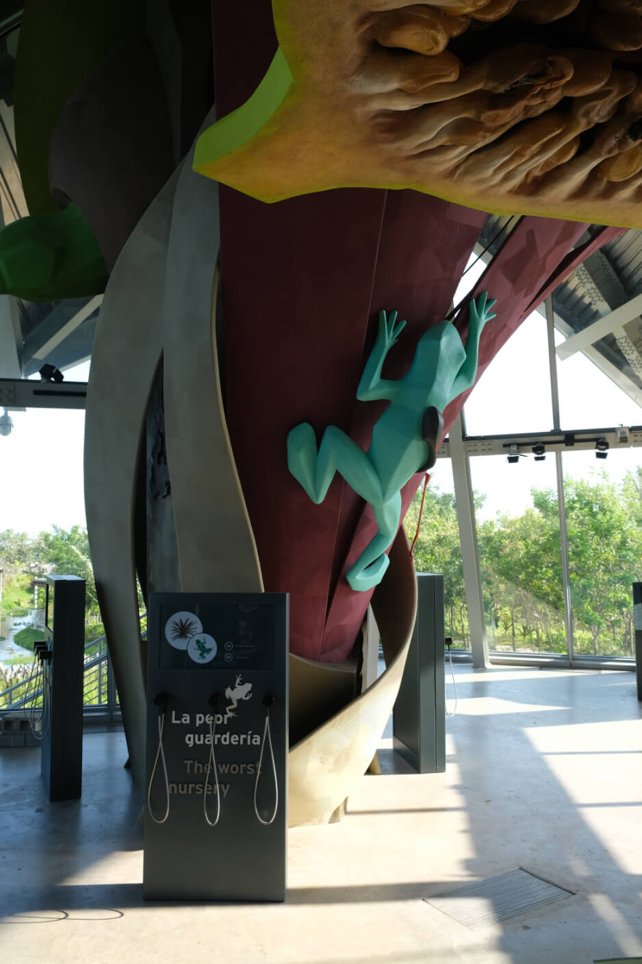 Celebrating biodiversity for Biomuseo Panama Living Web visitors enter interactive gallery where they learn and identify species