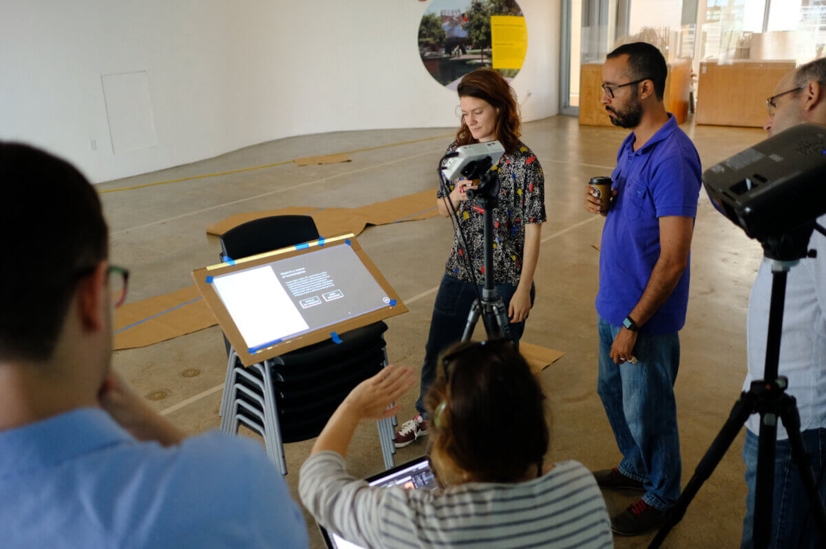 Celebrating biodiversity for Biomuseo Panama onsite prototyping spirit with the team