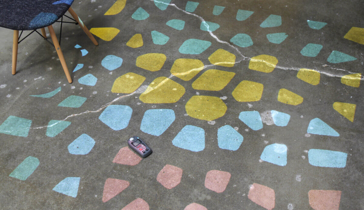 Celebrating biodiversity for Biomuseo Panama projection tests with light meters