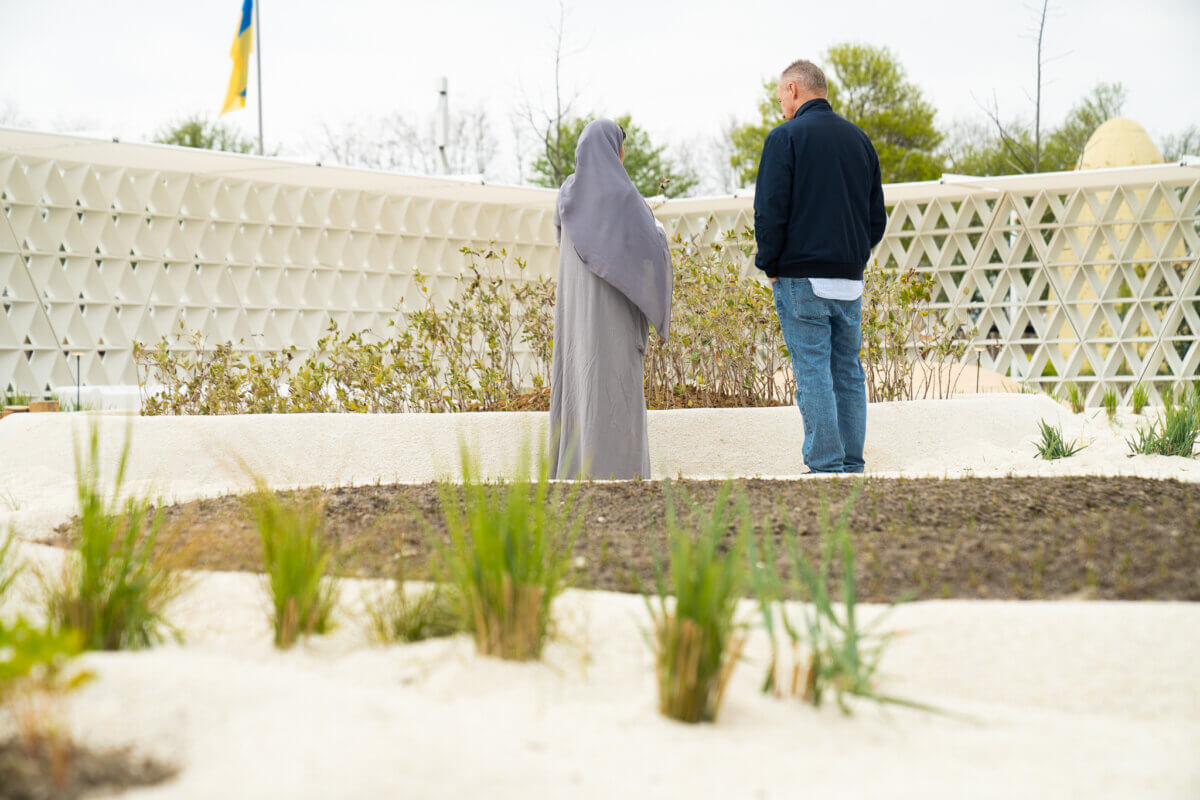 Floriade 2022 guest experience for UAE Pavilion saltwater garden guests introduced to UAE's unique biodiversity of coastal environment