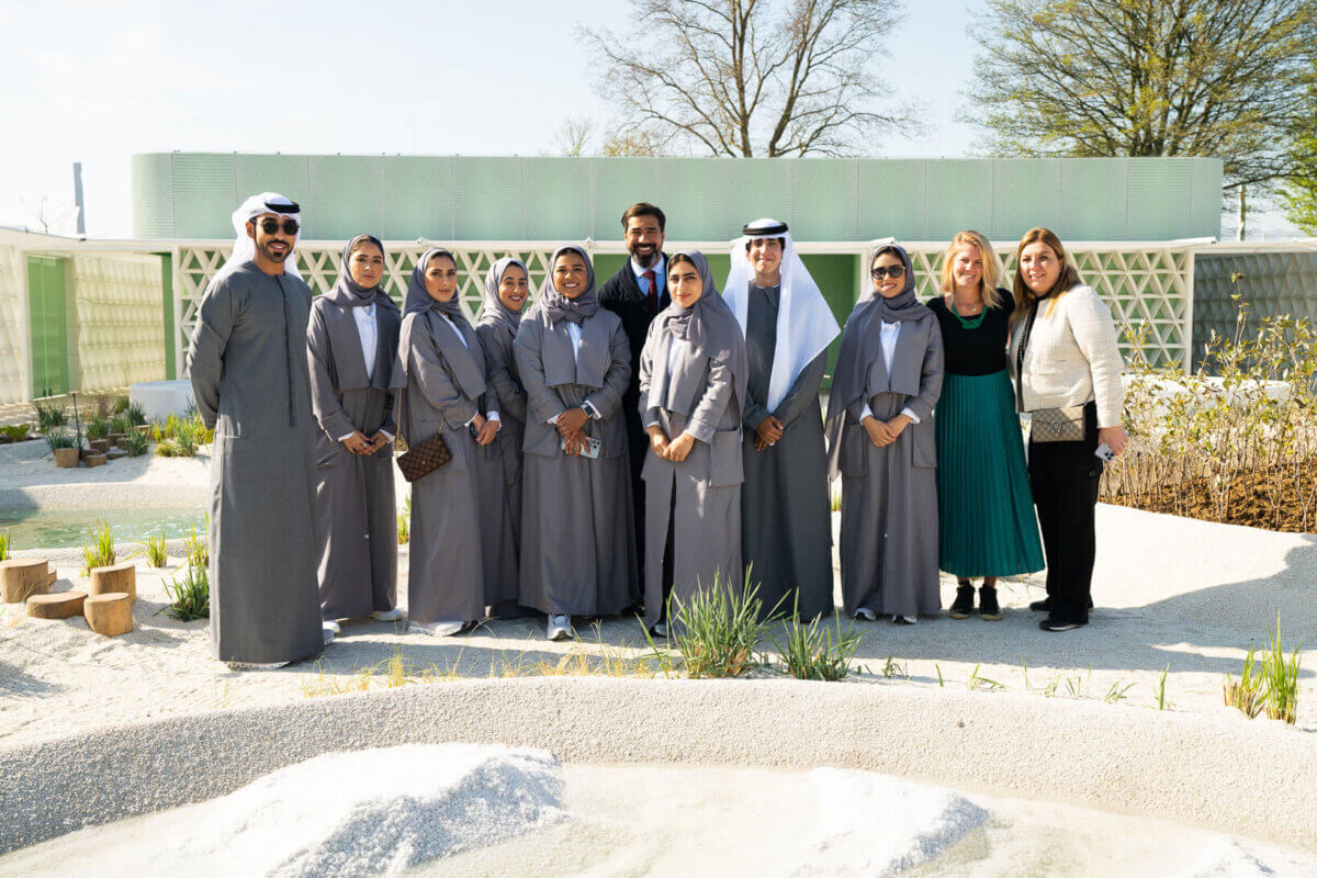 Floriade 2022 guest experience for UAE Pavilion guest experience employees