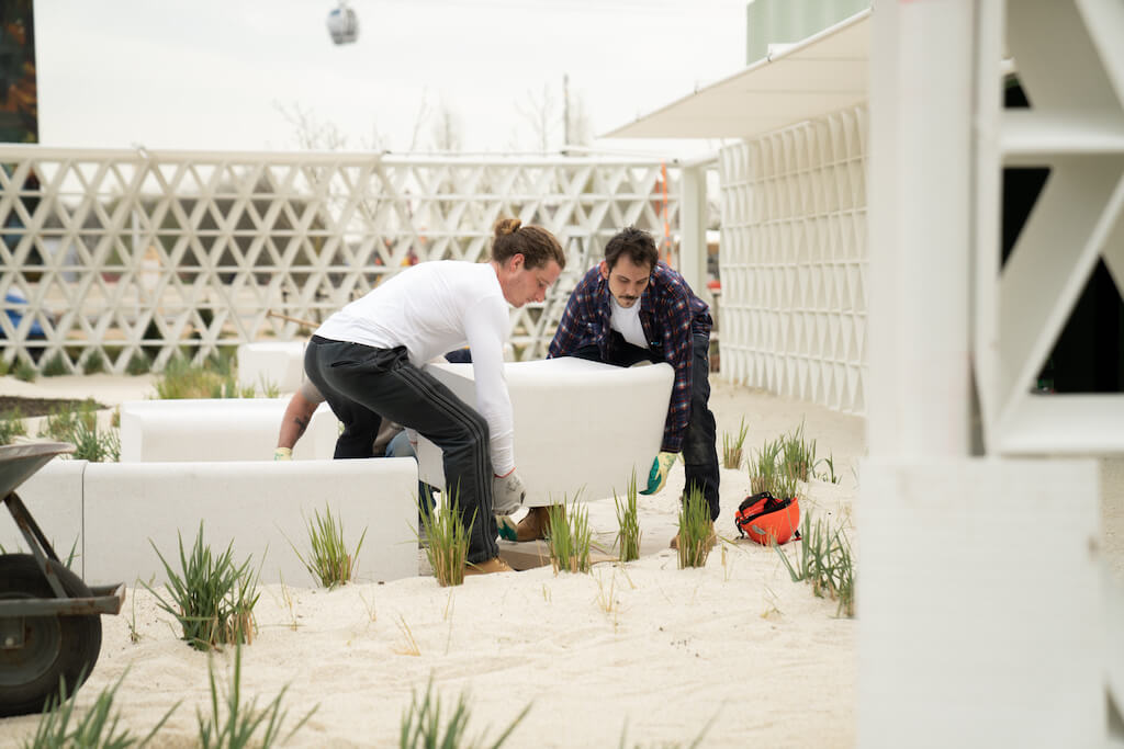 Floriade 2022 guest experience for UAE Pavilion creating the saltwater garden