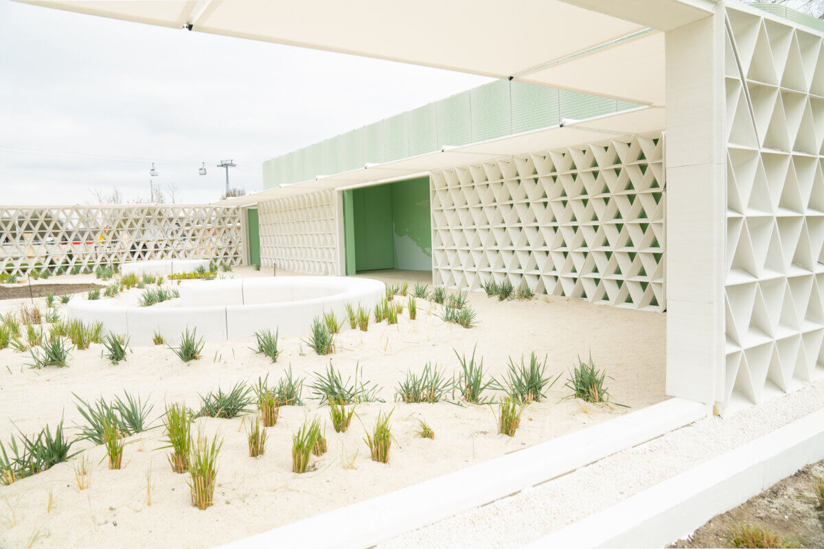 Floriade 2022 guest experience for UAE Pavilion saltwater garden guests introduced to UAE unique biodiversity of coastal environment