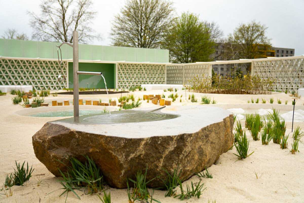 Floriade 2022 guest experience for UAE Pavilion saltwater garden guests introduced to UAE unique biodiversity of coastal environment