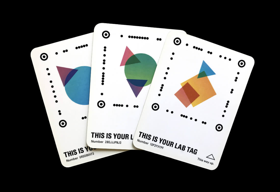 Chrome Web Lab: Making the Internet physical unique optical Lab Tag for visitors allowing to anonymously interact with exhibits