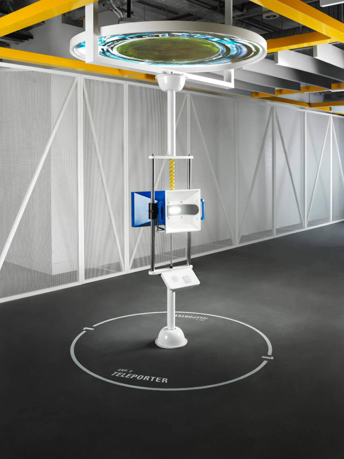 Chrome Web Lab: Making the Internet physical Teleporter exhibit transporting visitors to remote locations