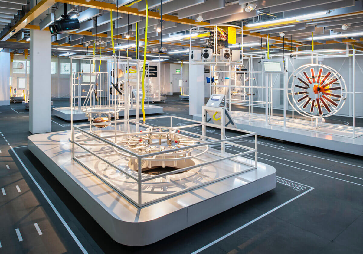 Chrome Web Lab: Making the Internet physical the Universal Orchestra instrument inviting visitors to play live music together