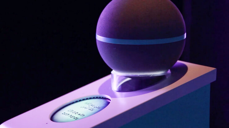 Prototyping Museum of the Future UAE Gaming Obesity ball used to try Fitzania immersive 3D game