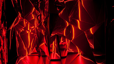 Van Gogh Dreams for Van Gogh Museum Amsterdam Dream Falls Apart red room capturing Van Gogh's inner turmoil design immersive installation