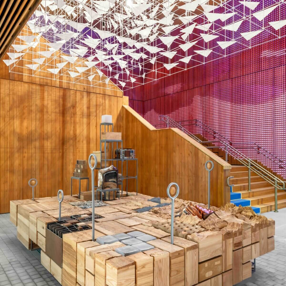 Polish Table, Dubai Expo 2020, UAE, Poland, Interactive Installation, Tellart, Craftsmanship, Experience Design,