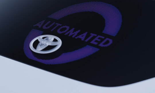 Future Toyota autonomous car design with AI at CES by Tellart