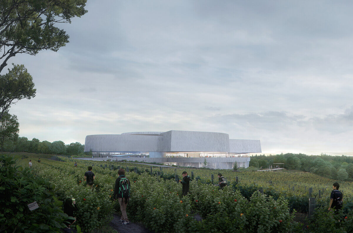 Innovative museum architecture by UNStudio outer space to ocean exhibit journey