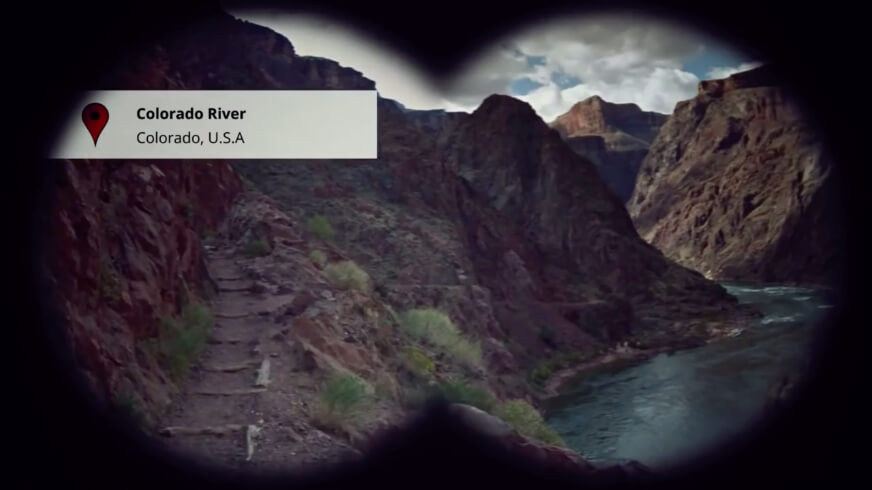 Engaging tourists in immersive storytelling through binoculars