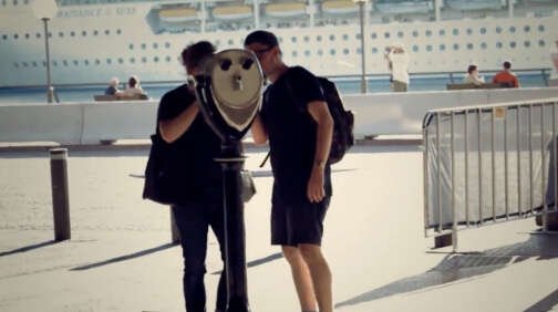 Binoculars featuring future foresight and experiential futures