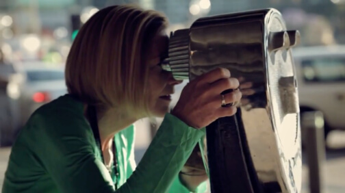 Engaging tourists in immersive storytelling through binoculars