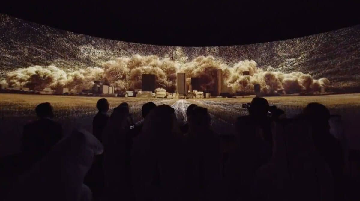 360 degree immersive climate change video