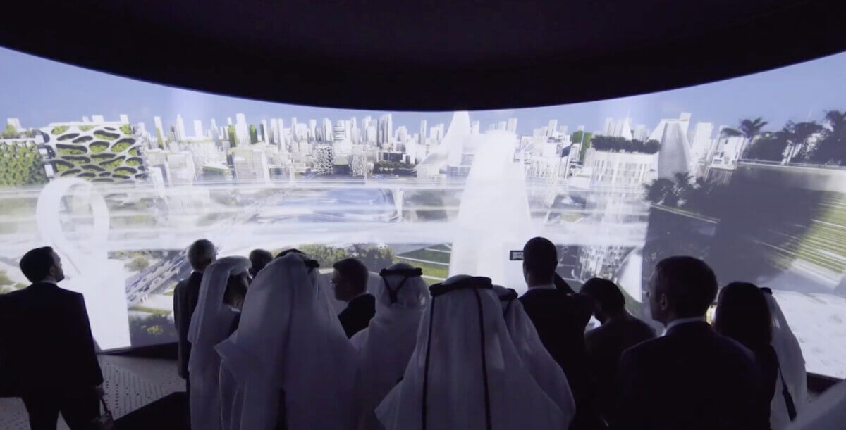 Immersive experience exhibition Dubai Future Foundation