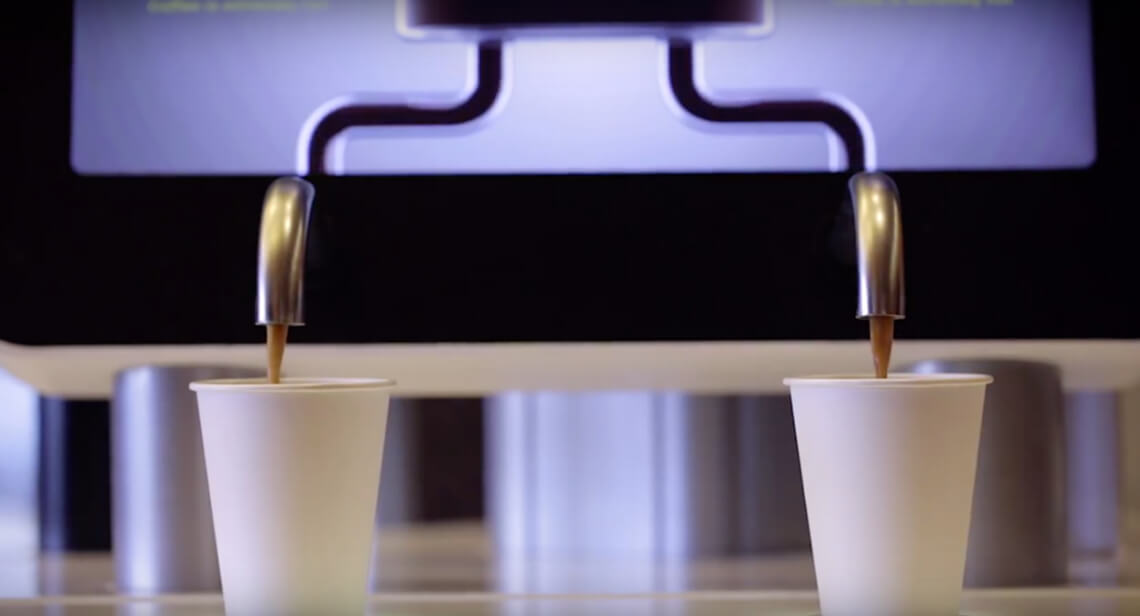 Augmented reality coffee brewing industrial design