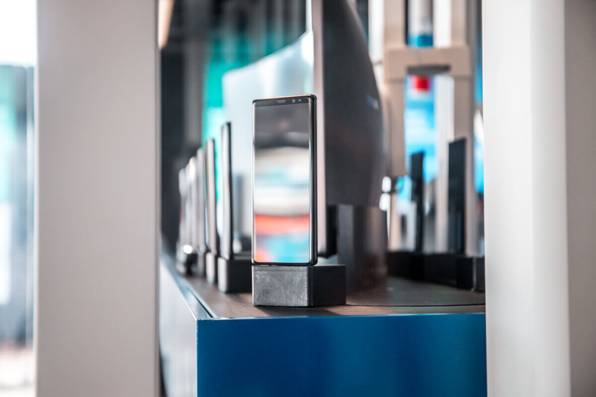 Light illuminating milled phone body transformation