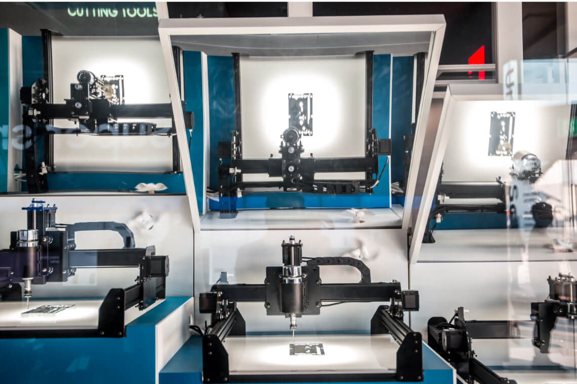 Industrial robot performing choreography in activiation