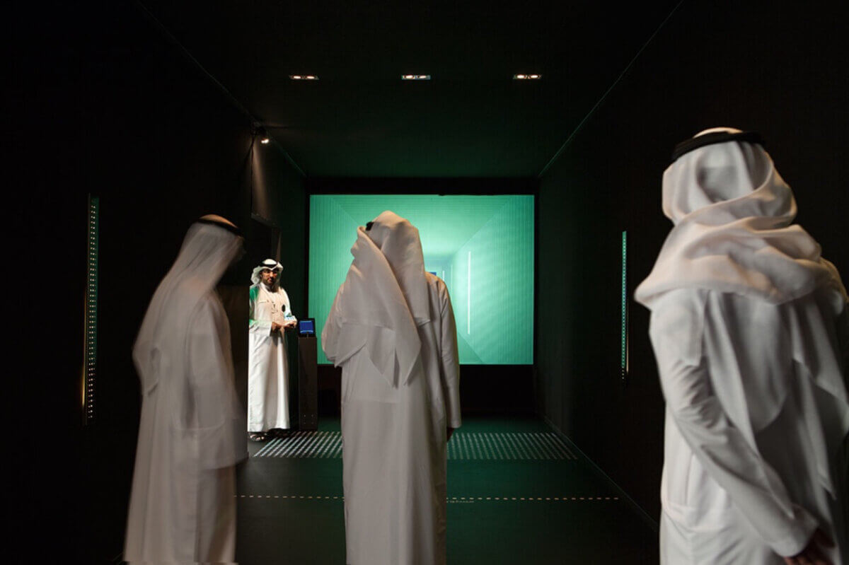 Biological pathogen scanning interactive exhibition for future foresight