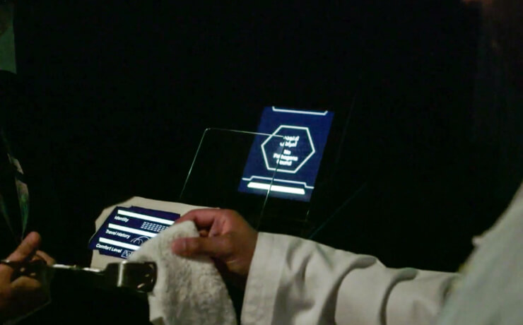Full body data scan station hands-on museum experience