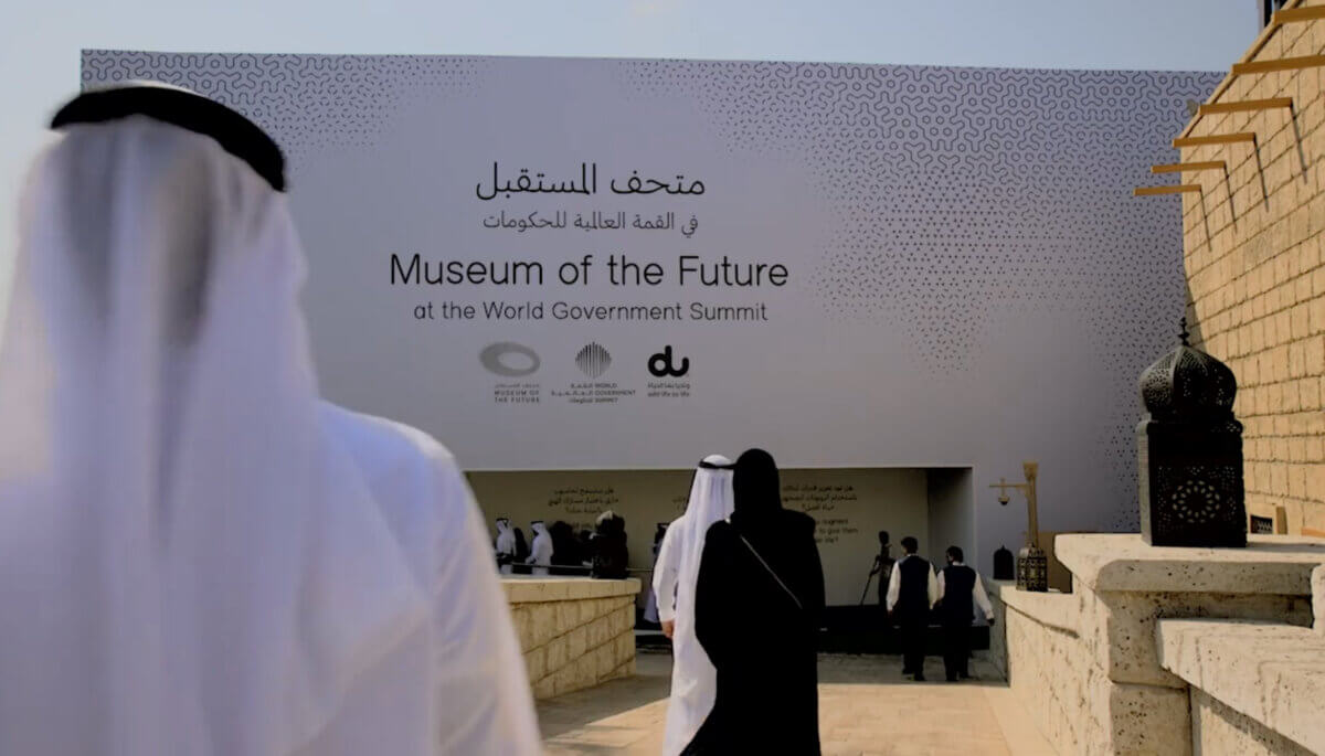 Our future life with intelligent machines for Dubai Future Foundation Tellart Museum of the Future World Government Summit