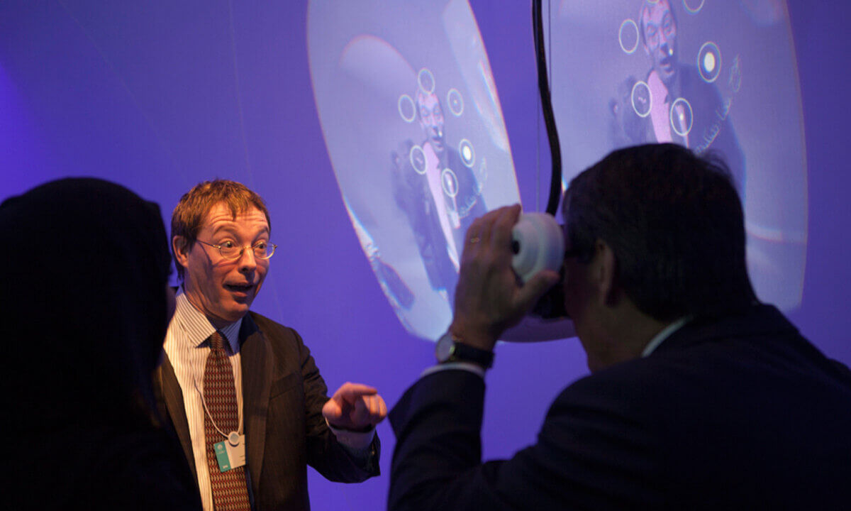 Our future life with intelligent machines Museum of the Future Dubai visitors experience MoodView interactive AI virtual reality experience