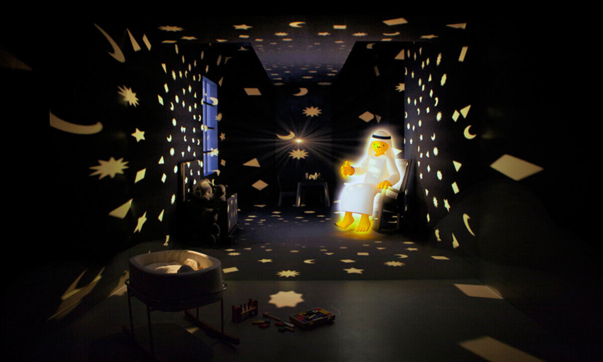 Our future life with intelligent machines Museum of the Future Dubai Nature Room interactive AI virtual reality experience