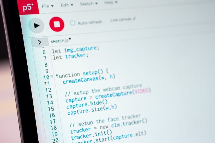 Online collaborative coding session liveCanvas