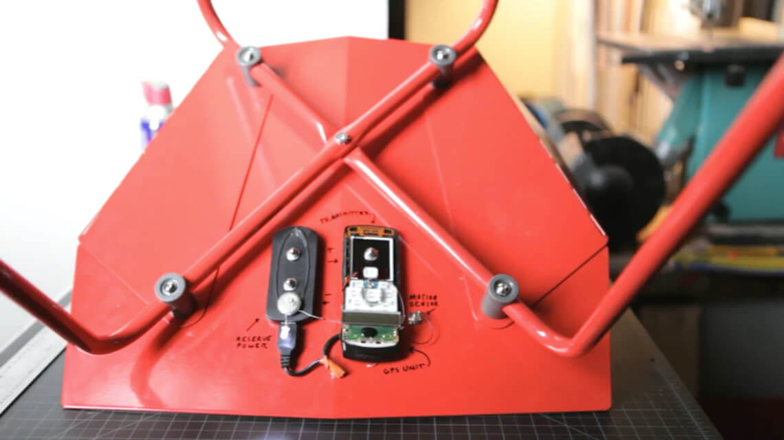 GPS devices attached to Real Good chairs