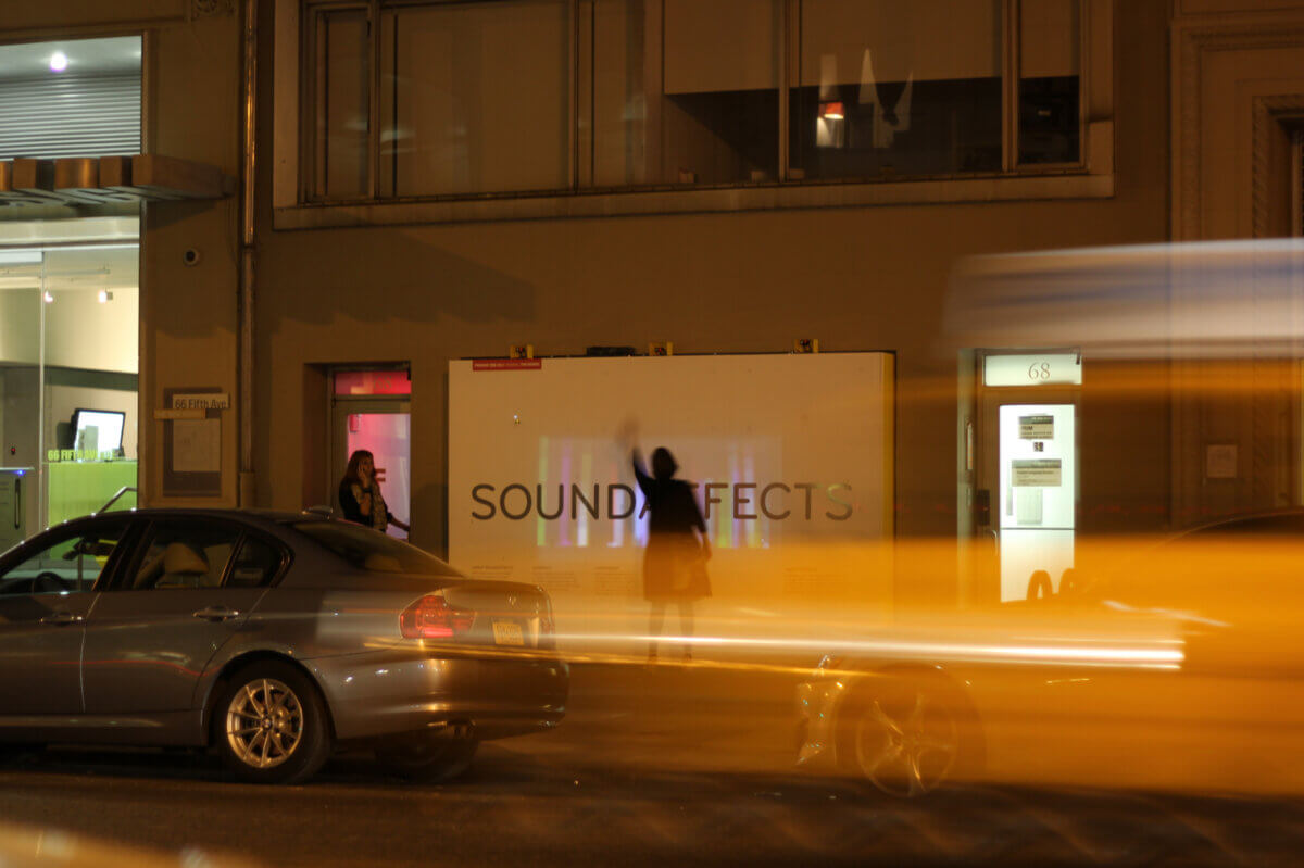 Artistic interpretation of New York streets through technology