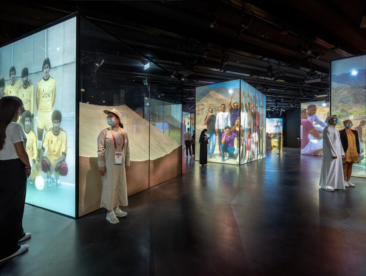 Dubai Expo 2020 UAE Pavillion, Storytelling, Immersive Installation, host pavilion, Digital technologies, Spatial Experiences, Visitor experience
