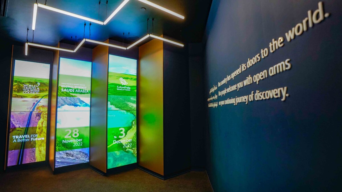 Ministry of Tourism, Saudi Arabia, Riyadh, SBCM, immersive films, multi-sensory experience