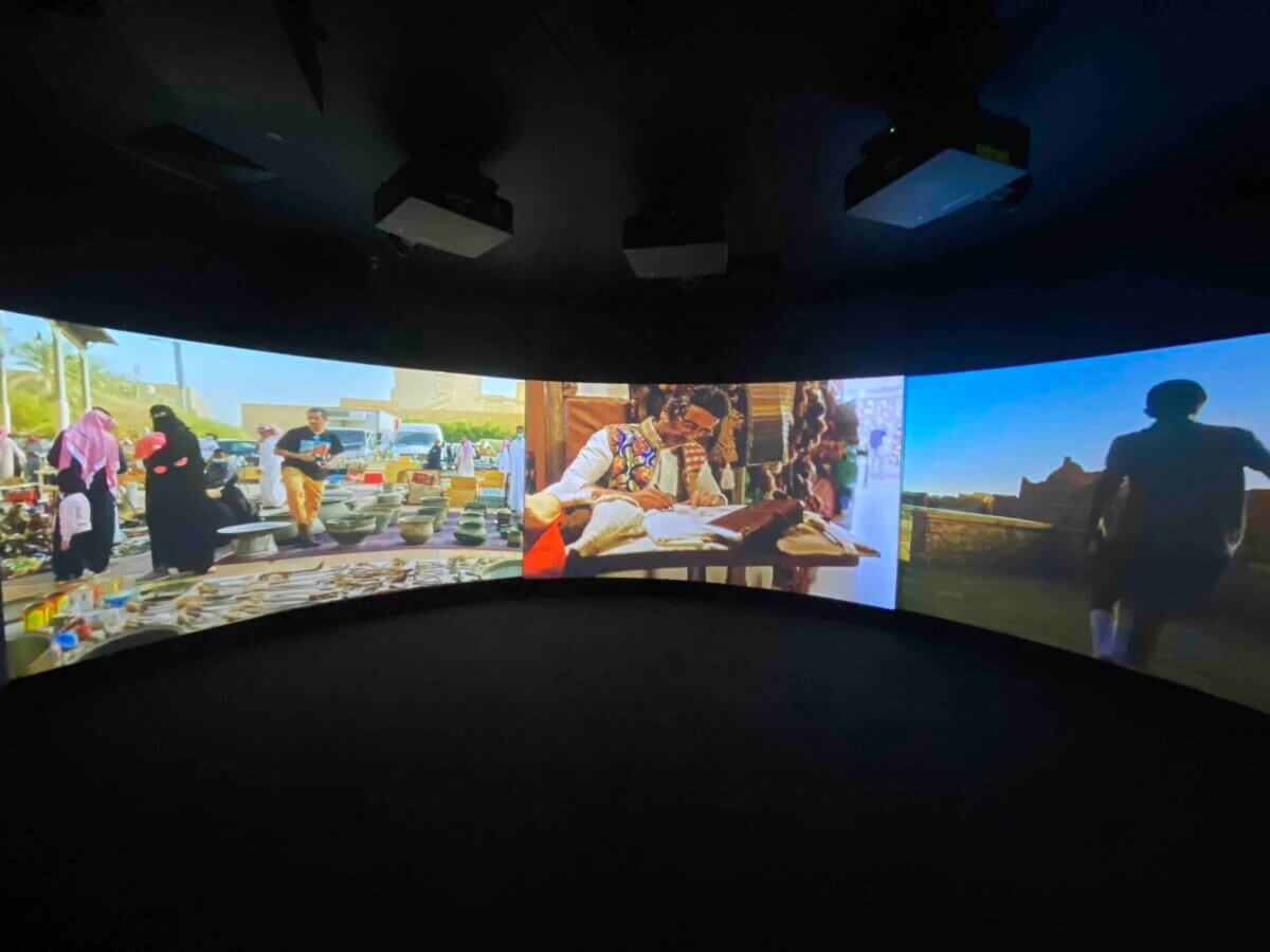 Ministry of Tourism, Saudi Arabia, Riyadh, SBCM, immersive films, multi-sensory experience